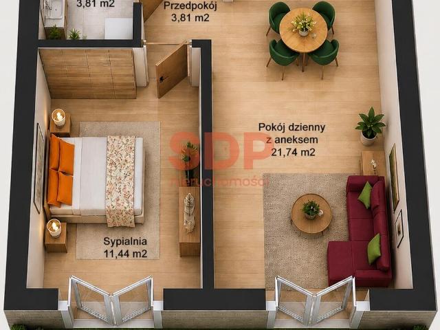 Mieszkanie, Wrocław Psie Pole Zawidawie Psie Pole, Lothara Herbsta, 40.80 m², sprzedam mieszkanie