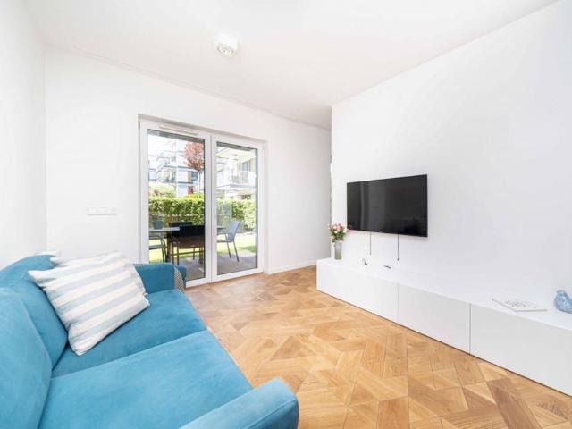 Mieszkanie z ogródkiem przy Warcie 50 m²
