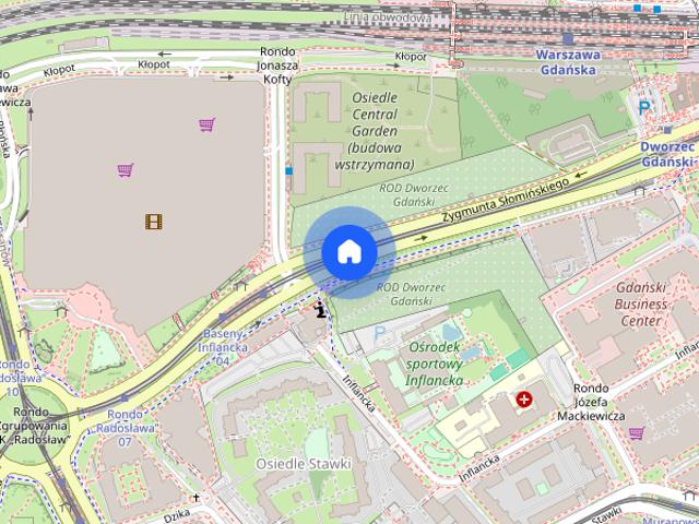 Mieszkanie z pięknym widokiem, centrum przy metrze Apt in city center