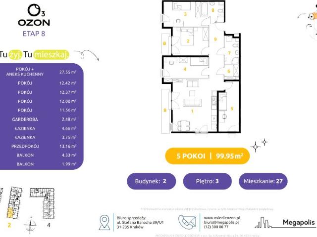 Mieszkanie 100m²