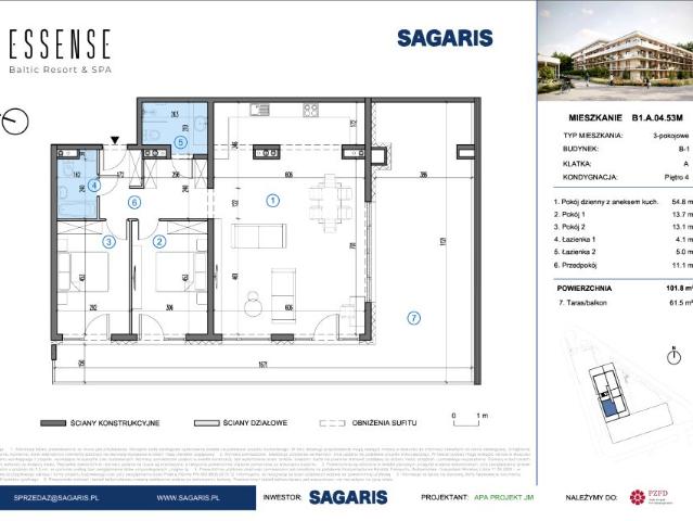 Mieszkanie 101,8m²
