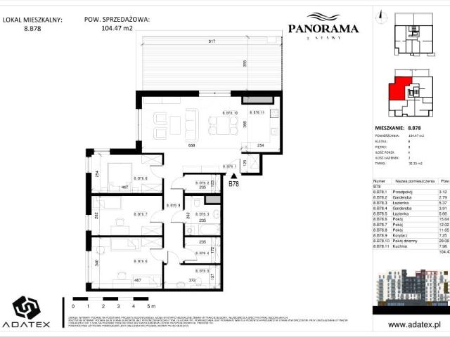 Mieszkanie 106,9m²