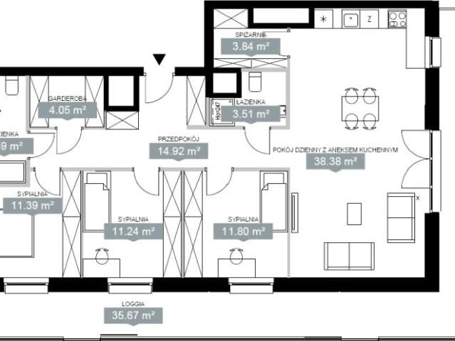 Mieszkanie 108,20 m², Warszawa