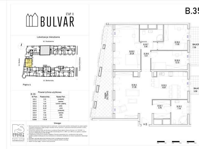 Mieszkanie 116m²