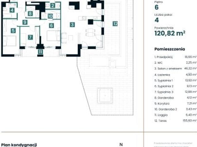 Mieszkanie 120,8m²