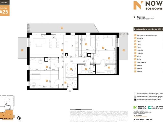 Mieszkanie 133,1m²