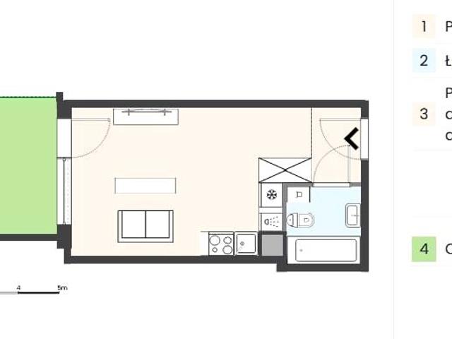 Mieszkanie 25 m², Warszawa