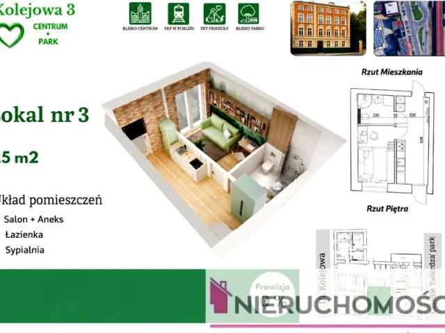 Mieszkanie 25 m², Świdnica