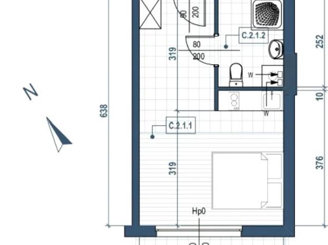 Mieszkanie 25,02 m², Rewal