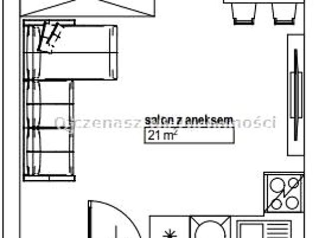 Mieszkanie 25,10 m², Bydgoszcz
