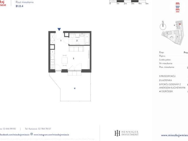 Mieszkanie 25,2m²