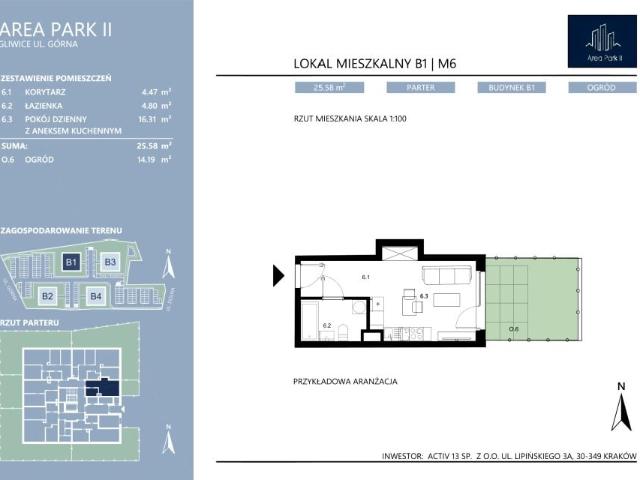 Mieszkanie 25,6m²