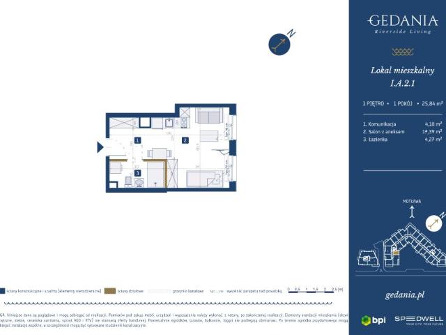 Mieszkanie 25,8m²
