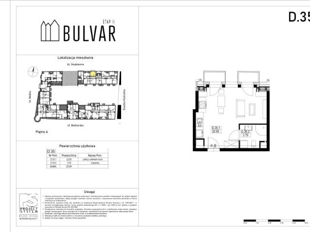 Mieszkanie 25,8m²