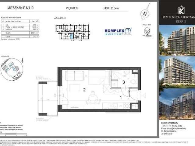 Mieszkanie 25m²