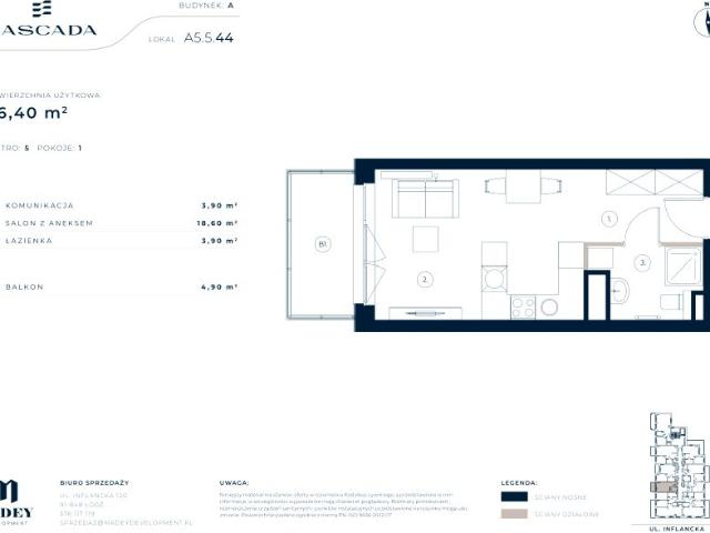 Mieszkanie 26,4m²