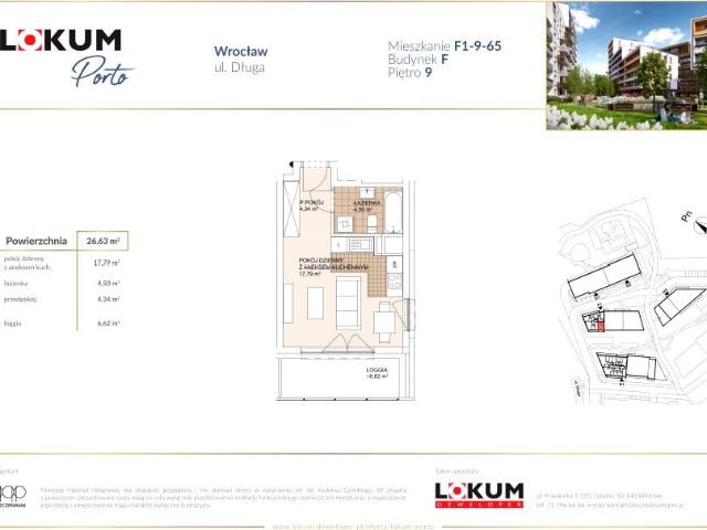 Mieszkanie 26,6m²
