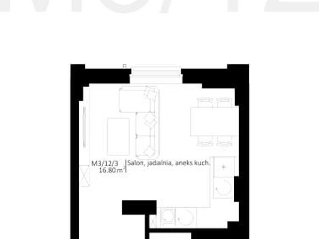 Mieszkanie 26,8m²