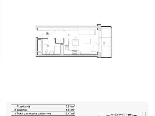 Mieszkanie 26,9m²