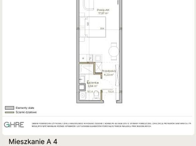 Mieszkanie 26m²