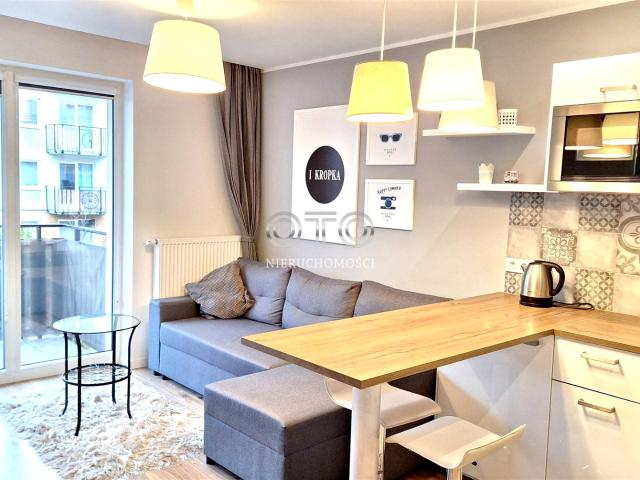 Mieszkanie 27 m² z aneksem kuchennym na wynajem ul. Buforowa i ul. Strawińskiego, Wrocław, Jagodno