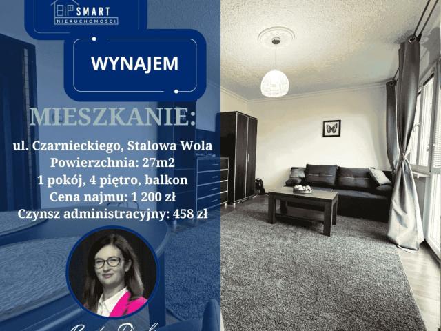 Mieszkanie 27 m² z oddzielną kuchnią na wynajem ul. Czarnieckiego, Stalowa Wola