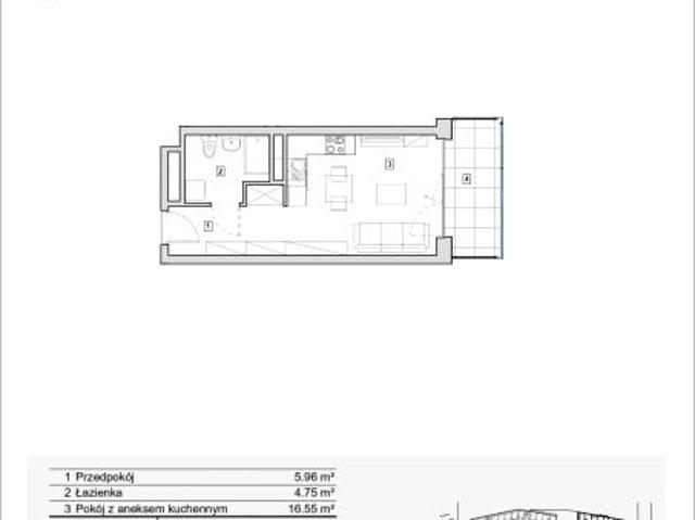 Mieszkanie 27,3m²