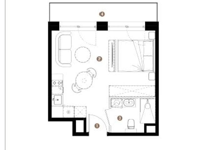 Mieszkanie 27,4m²