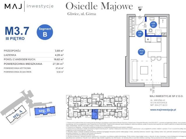 Mieszkanie 27,4m²