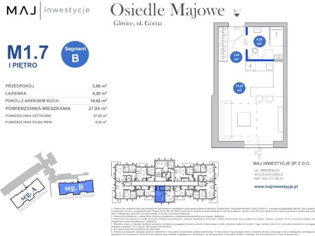 Mieszkanie 27,4m²