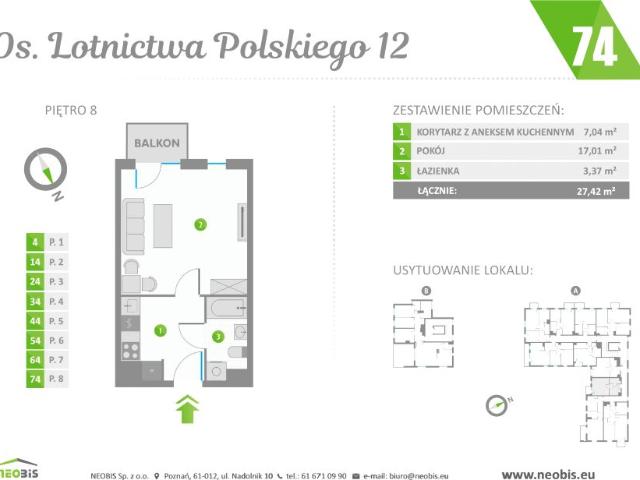Mieszkanie 27,4m²