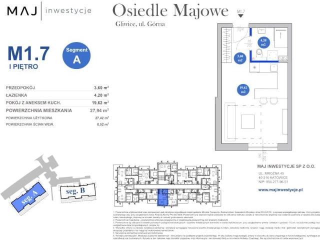 Mieszkanie 27,4m²