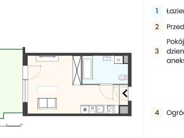 Mieszkanie 27,50 m², Warszawa