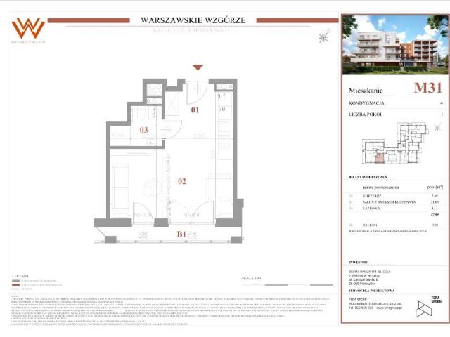 Mieszkanie 27,5m²