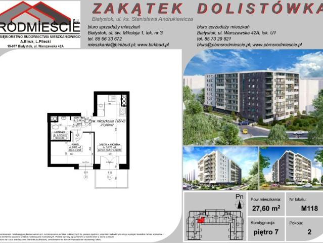 Mieszkanie 27,6m²