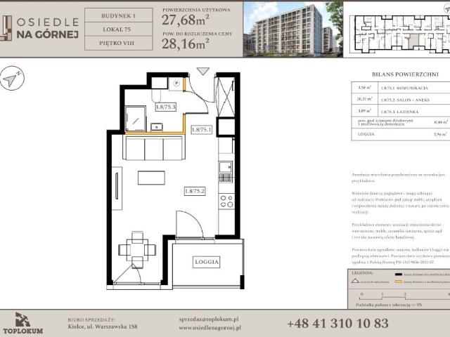 Mieszkanie 27,7m²