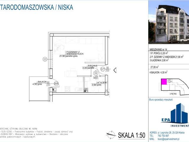 Mieszkanie 27m²