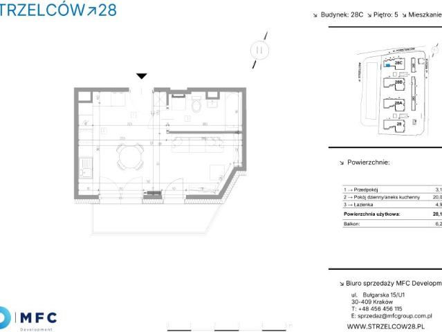 Mieszkanie 28,1m²