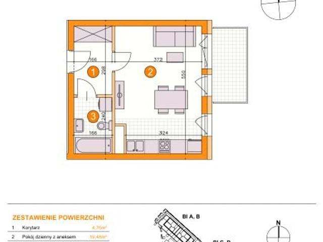 Mieszkanie 28,1m²