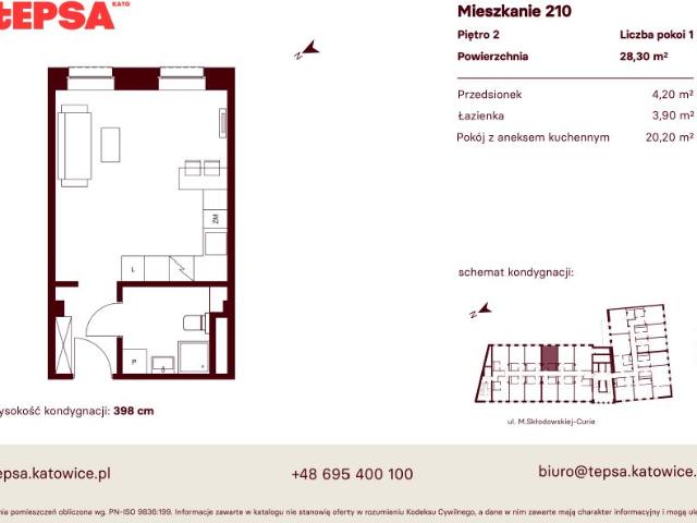 Mieszkanie 28,3m²