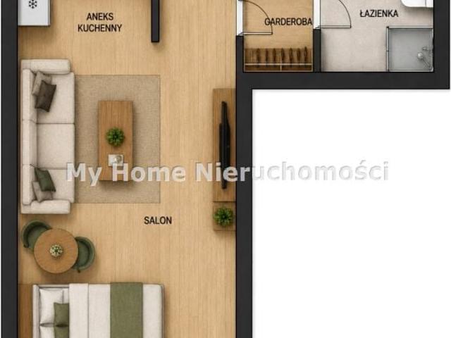 Mieszkanie 28,50 m², Częstochowa