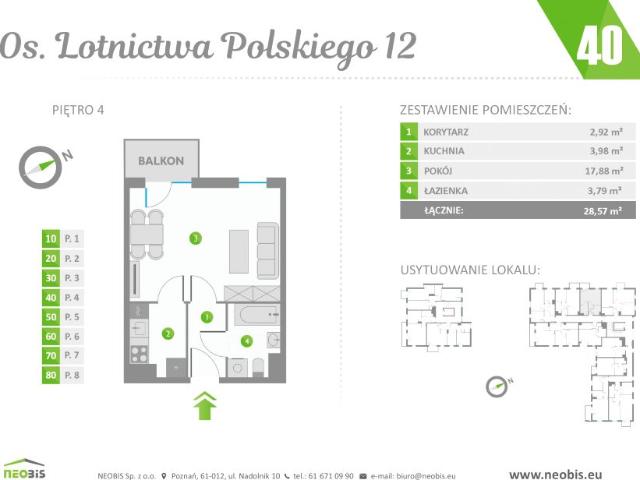Mieszkanie 28,6m²