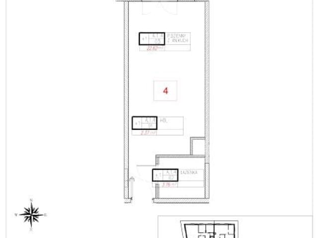 Mieszkanie 28,8m²