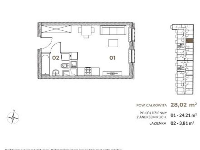 Mieszkanie 28m²