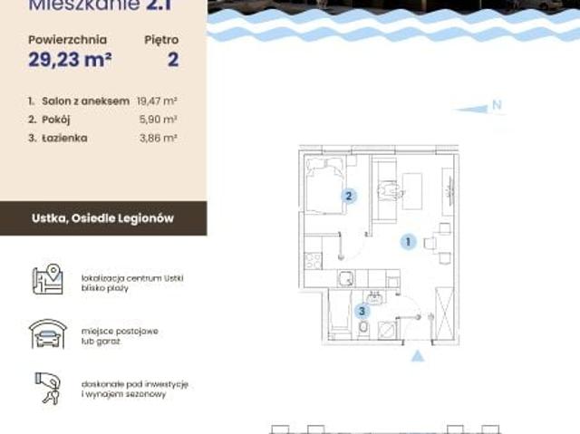 Mieszkanie 29,2m²