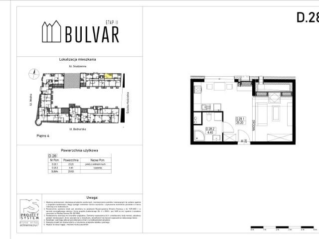 Mieszkanie 29,6m²