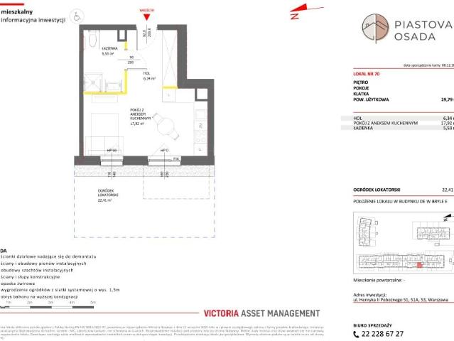 Mieszkanie 29,8m²