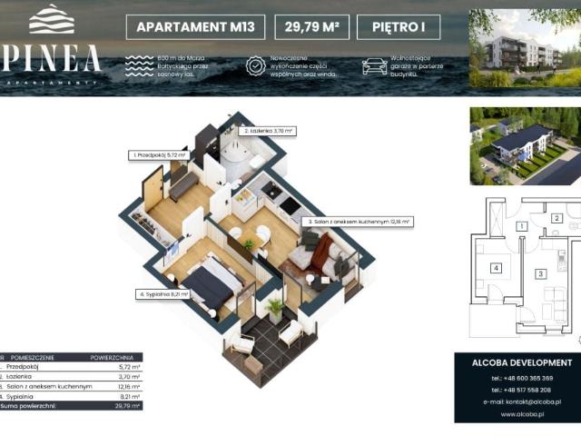Mieszkanie 29,8m²