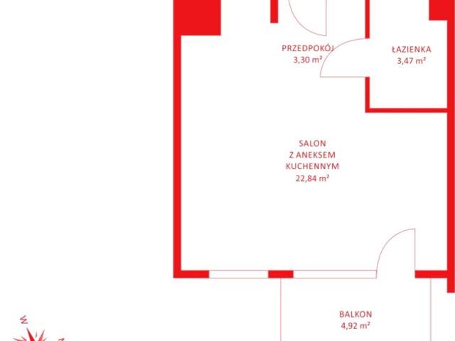 Mieszkanie 29,90 m², Straszyn