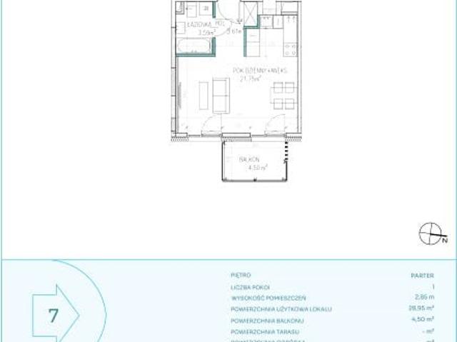 Mieszkanie 29m²